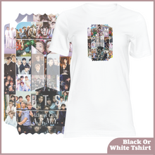 Load image into Gallery viewer, BTS Ticket Collage Tshirt