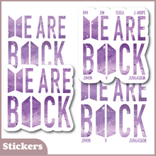 Load image into Gallery viewer, We Are Back Stickers