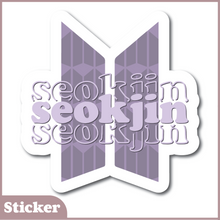 Load image into Gallery viewer, BTS Member Name Stickers
