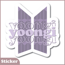 Load image into Gallery viewer, BTS Member Name Stickers