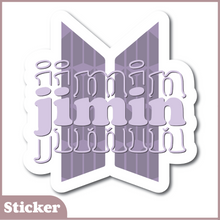 Load image into Gallery viewer, BTS Member Name Stickers