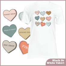 Load image into Gallery viewer, BTS Song Hearts Tshirt (Unisex)

