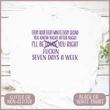 Load image into Gallery viewer, Jungkook Seven Lyric Tshirt