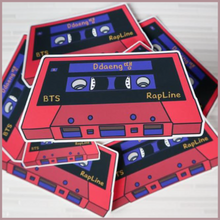 Load image into Gallery viewer, BTS Ddaeng Cassette Tape Sticker