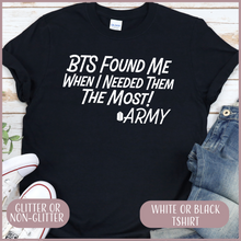 Load image into Gallery viewer, BTS Found Me Tshirt