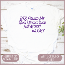 Load image into Gallery viewer, BTS Found Me Tshirt