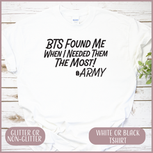 Load image into Gallery viewer, BTS Found Me Tshirt