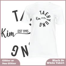 Load image into Gallery viewer, Kim Taehyung 1995 Tshirt (UNISEX)
