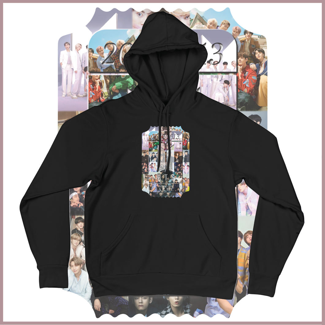 BTS Ticket Collage Hoodie (Unisex)