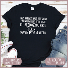 Load image into Gallery viewer, Jungkook Seven Lyric Tshirt (UNISEX)
