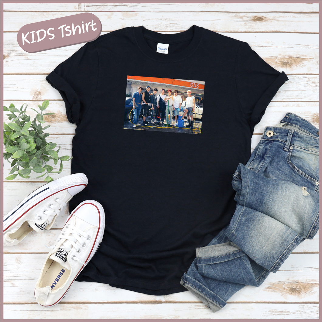 (KIDS) BTS Car Wash Tshirt