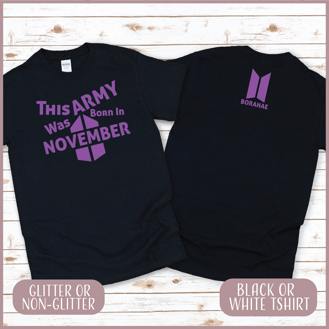 November Army Birthday Tshirt (UNISEX)