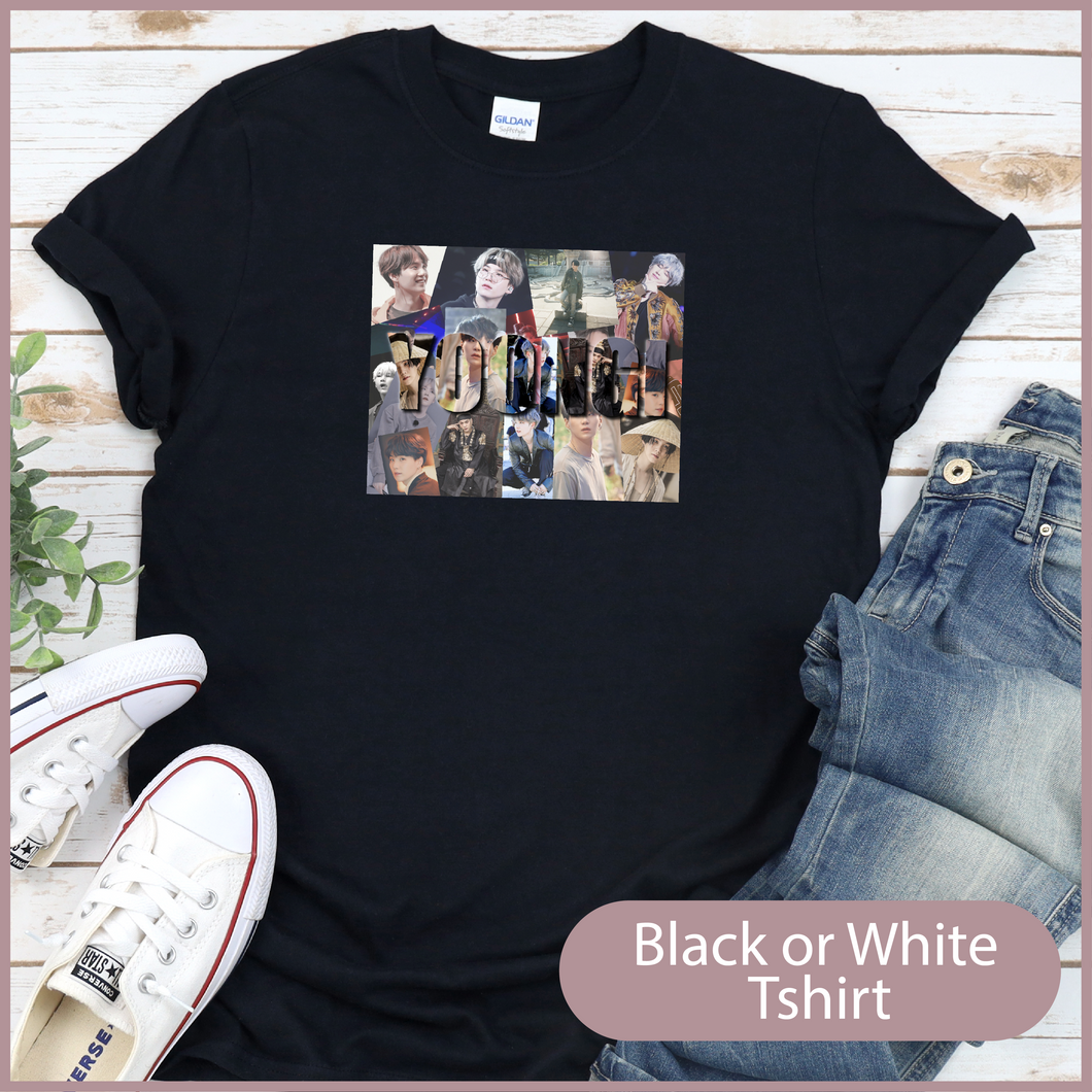 Yoongi Collage Tshirt (Unisex)