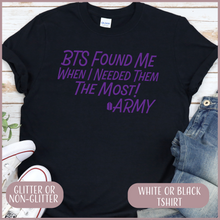 Load image into Gallery viewer, BTS Found Me Tshirt (UNISEX)
