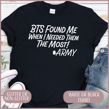 Load image into Gallery viewer, BTS Found Me Tshirt (UNISEX)
