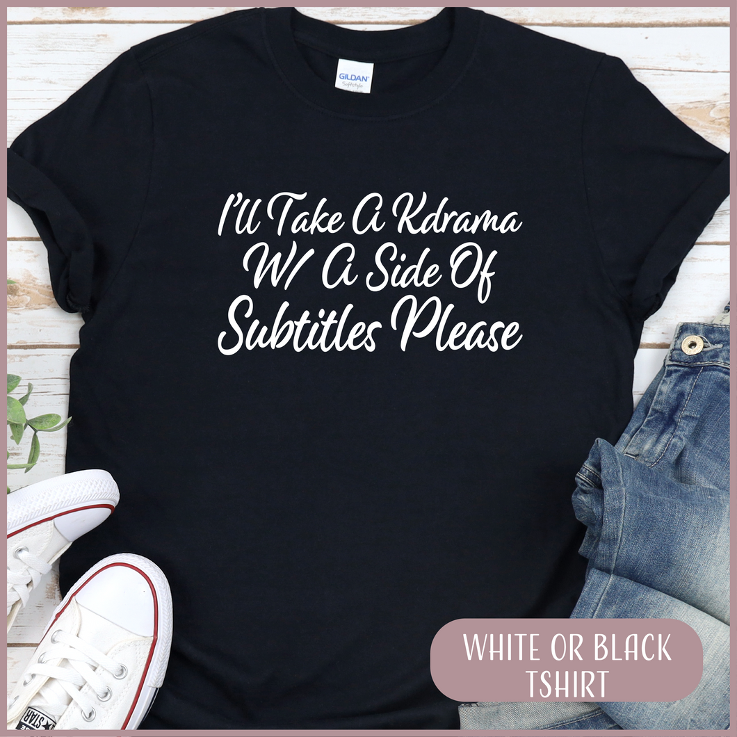 Side of Subtitles Please Tshirt (Unisex)