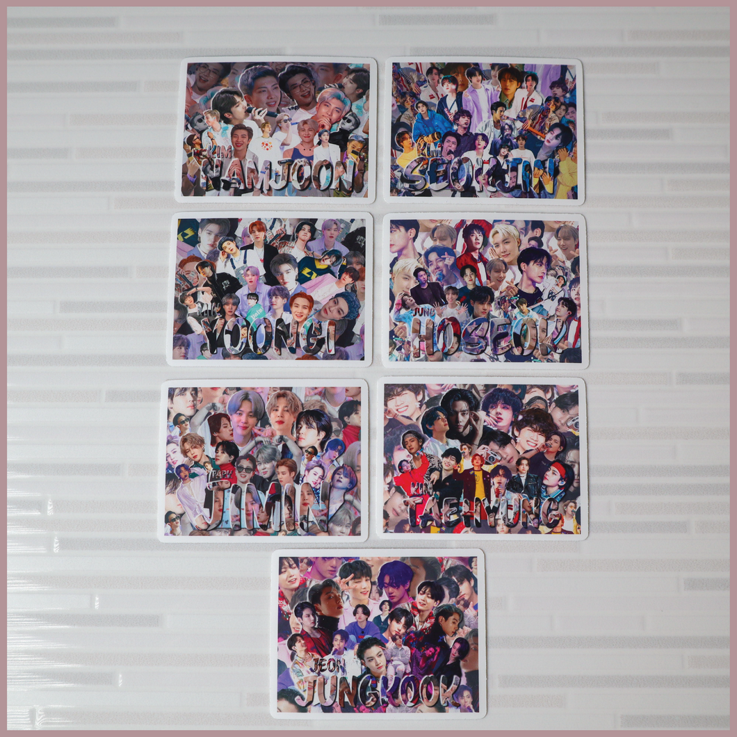 BTS Member Mini Sticker Set