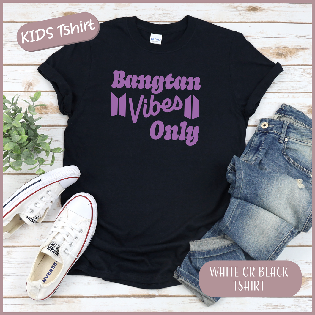 (KIDS) Bangtan Vibes Only Tshirt (UNISEX)