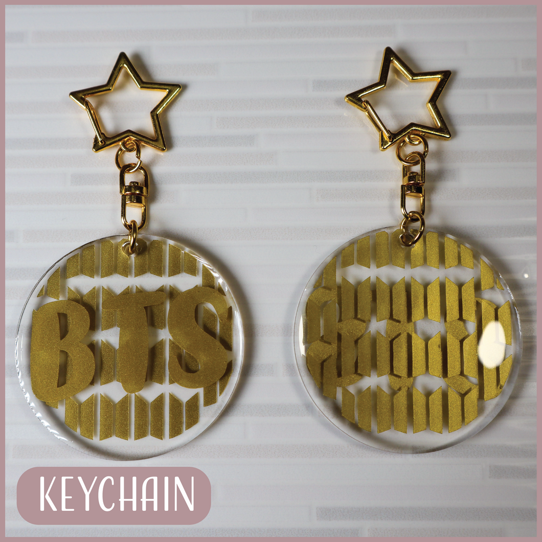 BTS Charm Keychain